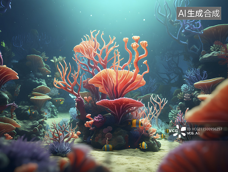 【AI数字艺术】珊瑚图片素材