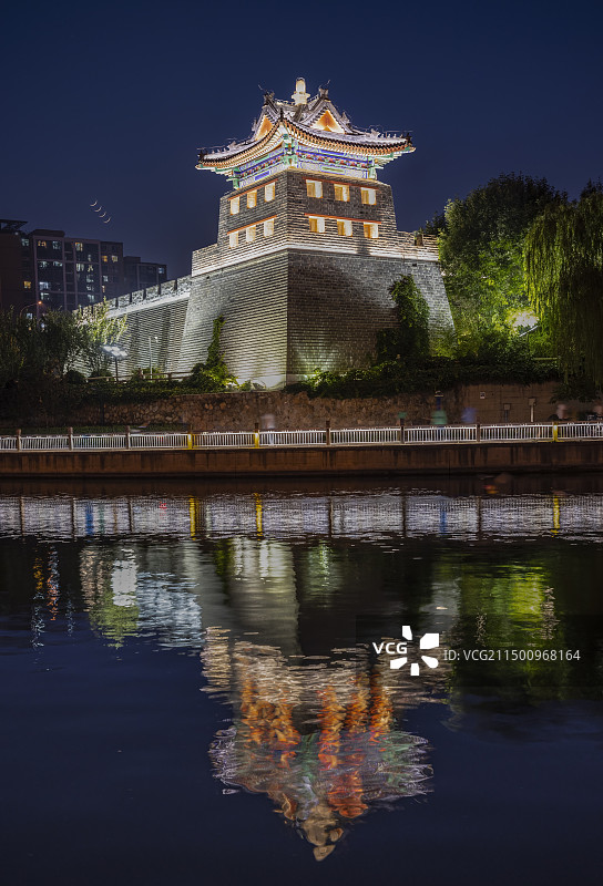 左安门角楼图片素材