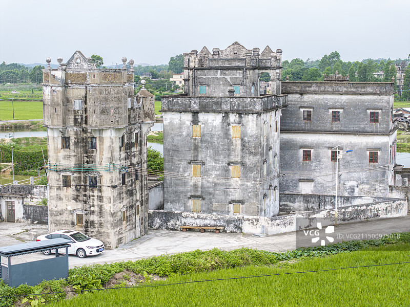 广东开平碉楼i图片素材