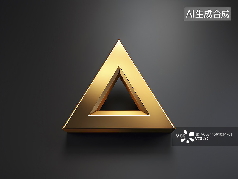 【AI数字艺术】三角形C4D图片素材