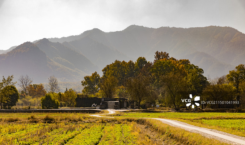 黄山南屏景区图片素材