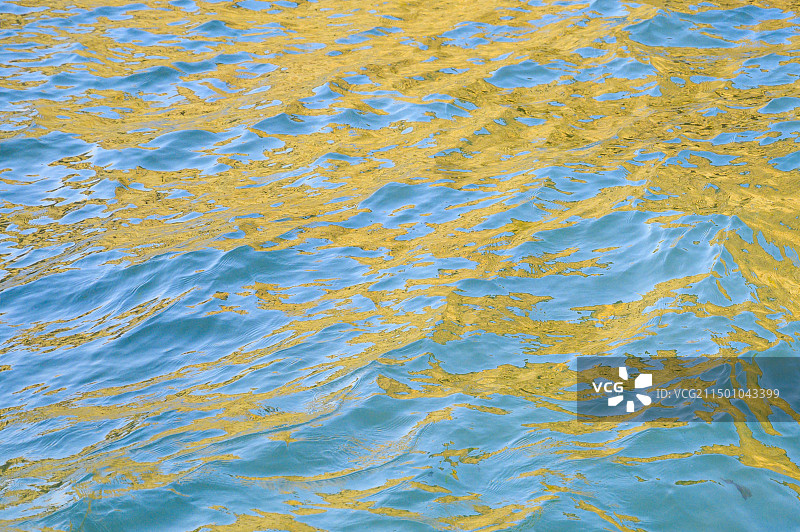 水波荡漾的全帧拍摄图片素材