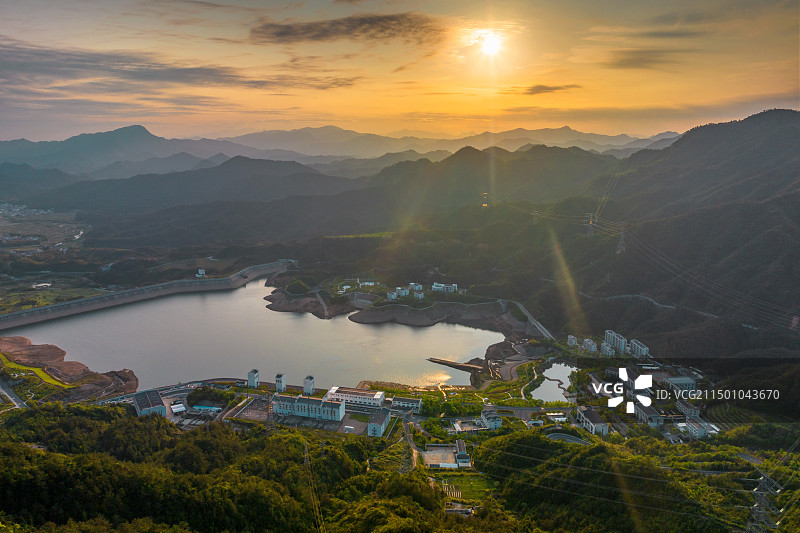 安徽绩溪抽水蓄能电站图片素材