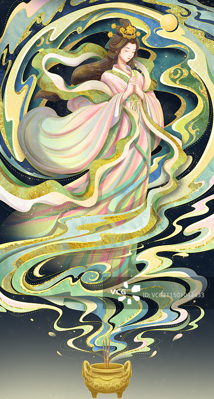 中国四大美人貂蝉图片素材