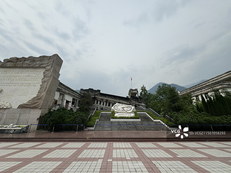 映秀璇口中学遗址图片素材