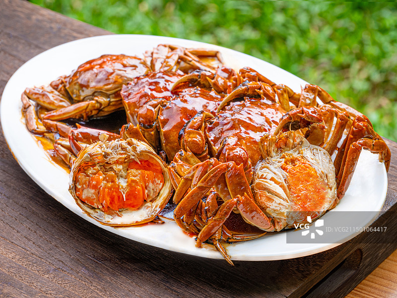 油焖大闸蟹螃蟹图片素材
