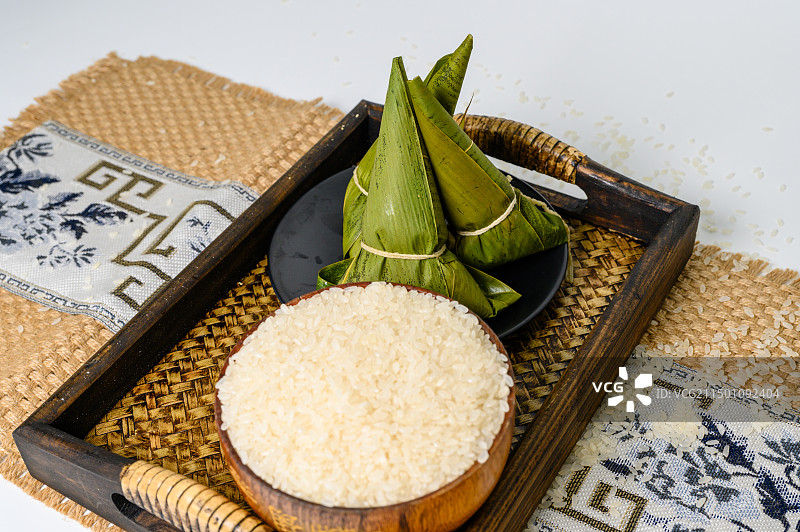 中国传统美食端午节粽子图片素材