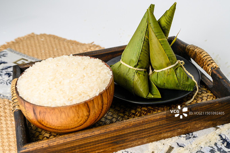 中国传统美食端午节粽子图片素材