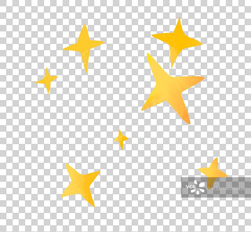 星星设计元素图片素材