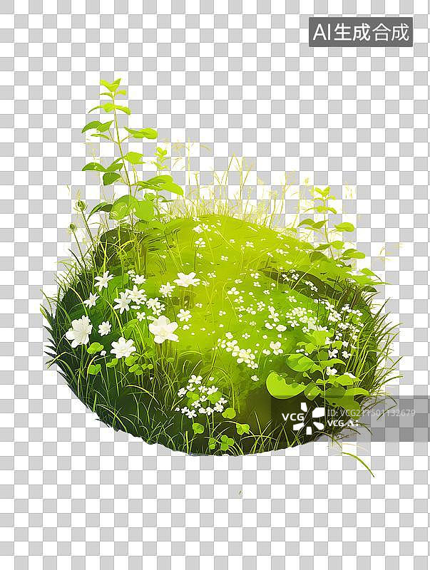 【AI数字艺术】草丛素材图片素材