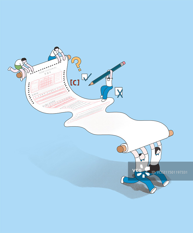 学生高考考试答题卷答题卡教育试题成绩公布查询招生职业未来命运图片素材