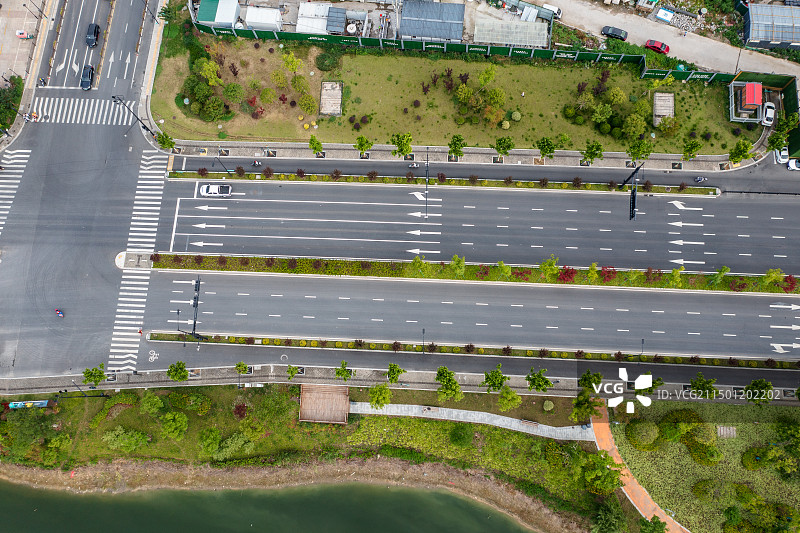 未来科技城道路图片素材