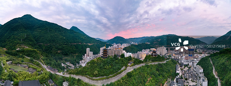 商洛市镇安县金台山图片素材