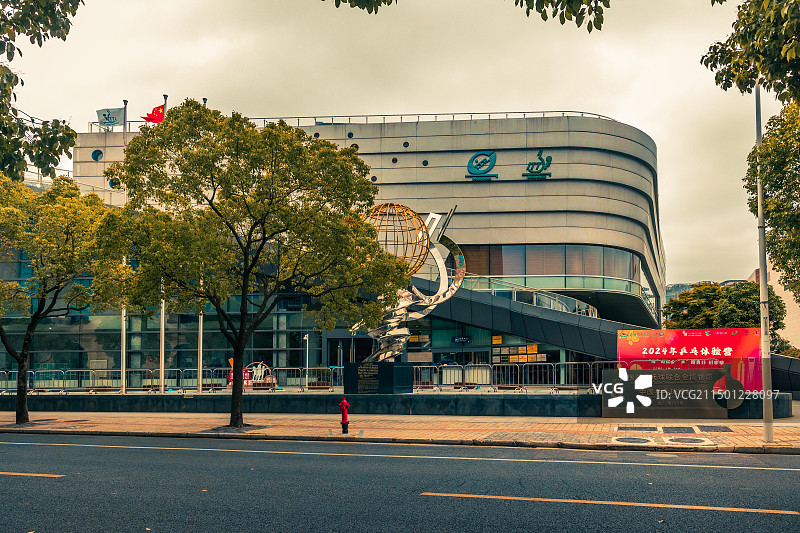 上海国际乒联博物馆和中国乒乓球博物馆图片素材