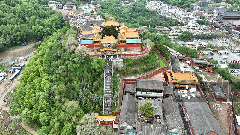 五台山菩萨顶图片素材