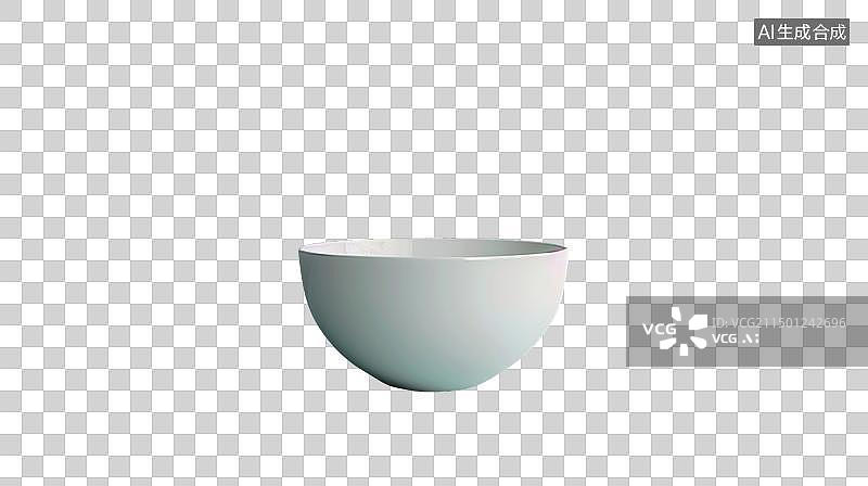 【AI数字艺术】白色瓷碗免抠元素图片素材