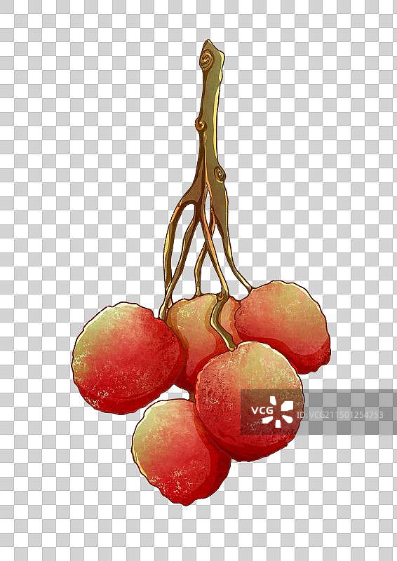 一串荔枝图片素材