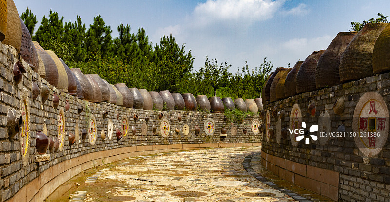 武汉市新洲区凤娃古寨景区图片素材