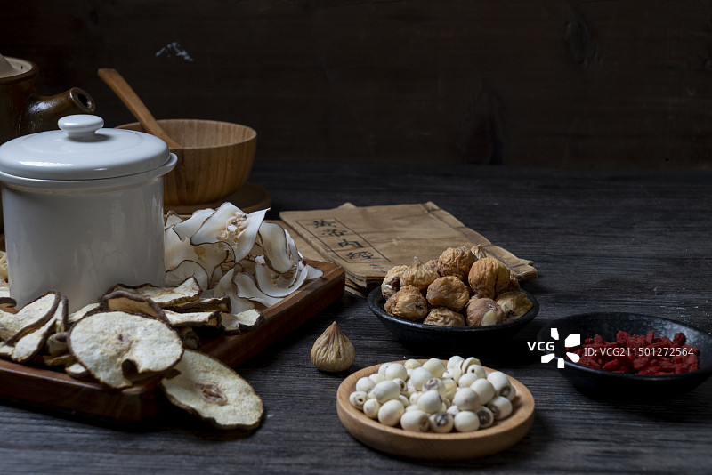 润肺止咳中药配方图片素材