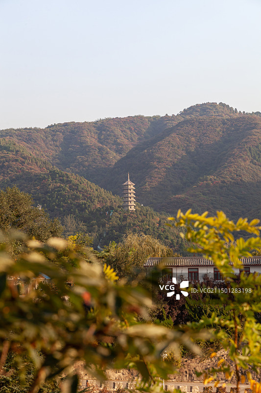济南红叶谷生态文化旅游区图片素材