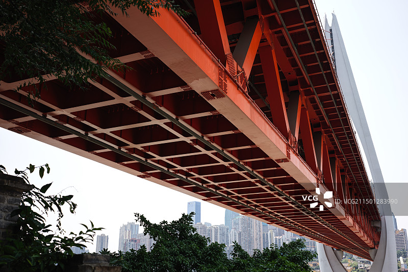 重庆长江大桥结构图片素材