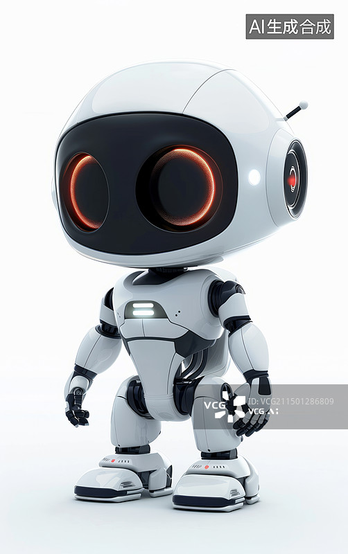 【AI数字艺术】家用智能机器人图片素材