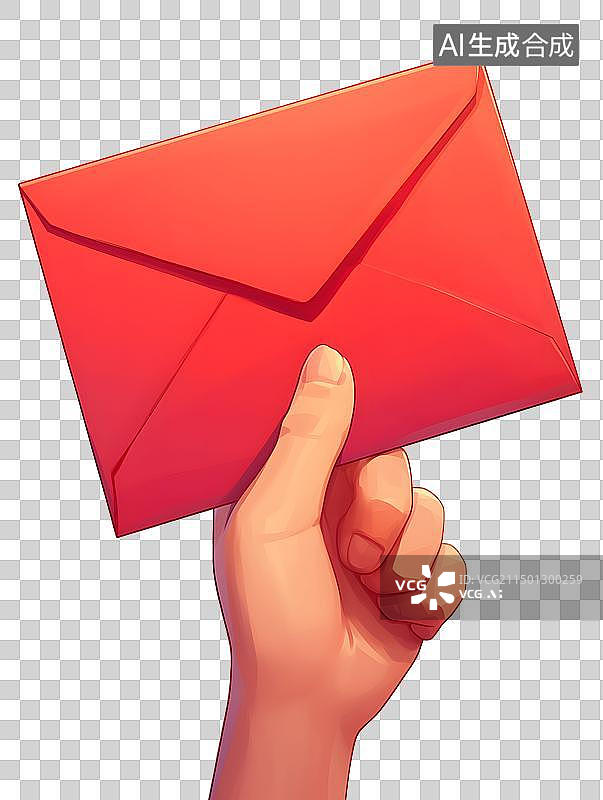 【AI数字艺术】拿着红包的手图片素材