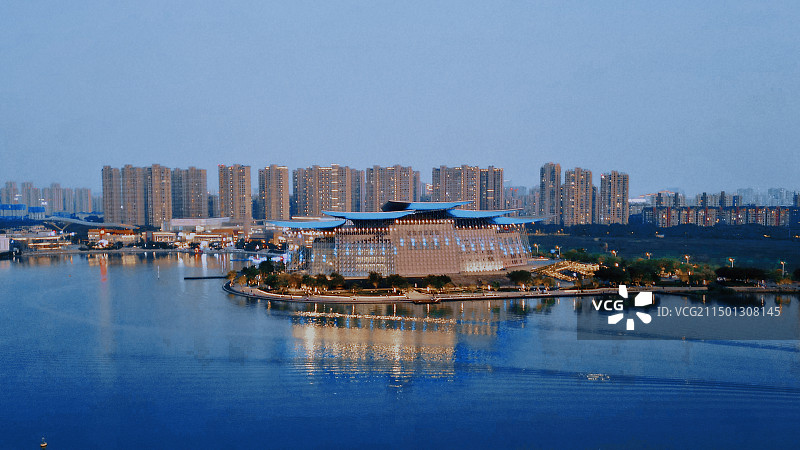 无锡万象蠡岛夜市图片素材