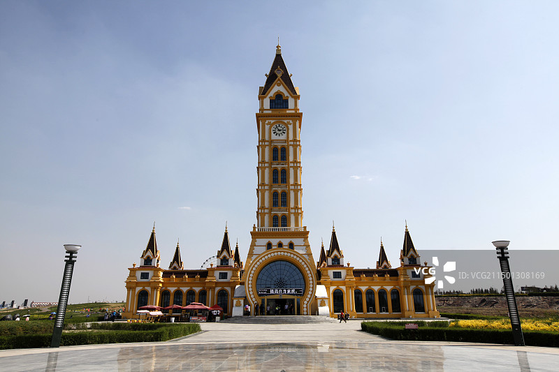 呼伦贝尔满洲里市扎赉诺尔猛犸旅游区图片素材