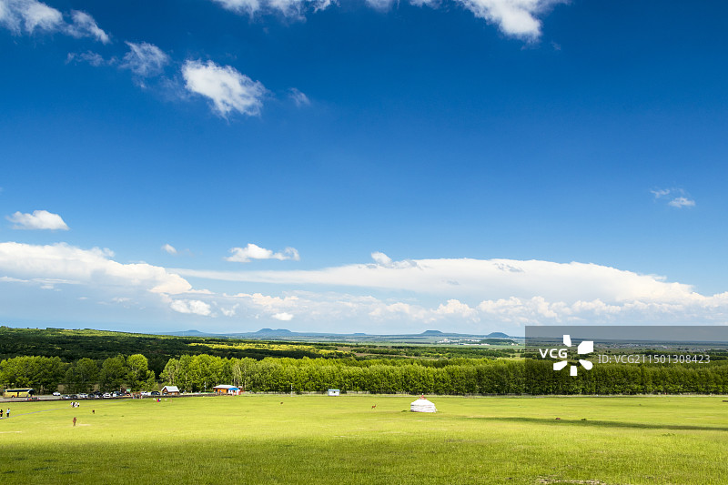 五大连池风景区卧虎山风光图片素材