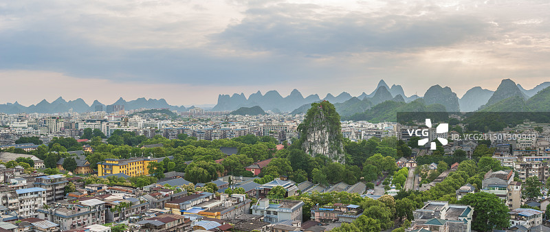 桂林独秀峰图片素材