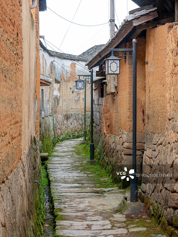 乡村小路，小巷子图片素材