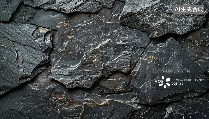 【AI数字艺术】岩石上的苔藓全帧拍摄图片素材