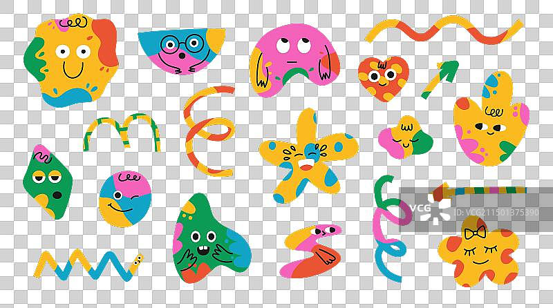 抽象的多巴胺角色图片素材