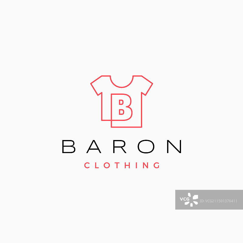 字母B T恤服装字母组合图片素材