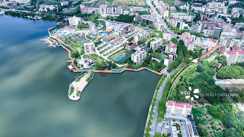 沙洋平湖风景图片素材