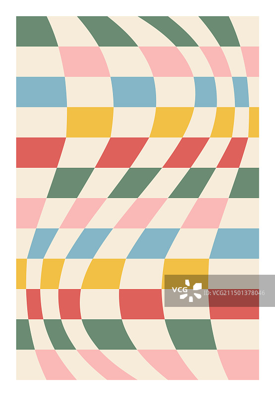 迷幻棋盘格嬉皮风彩色图案图片素材