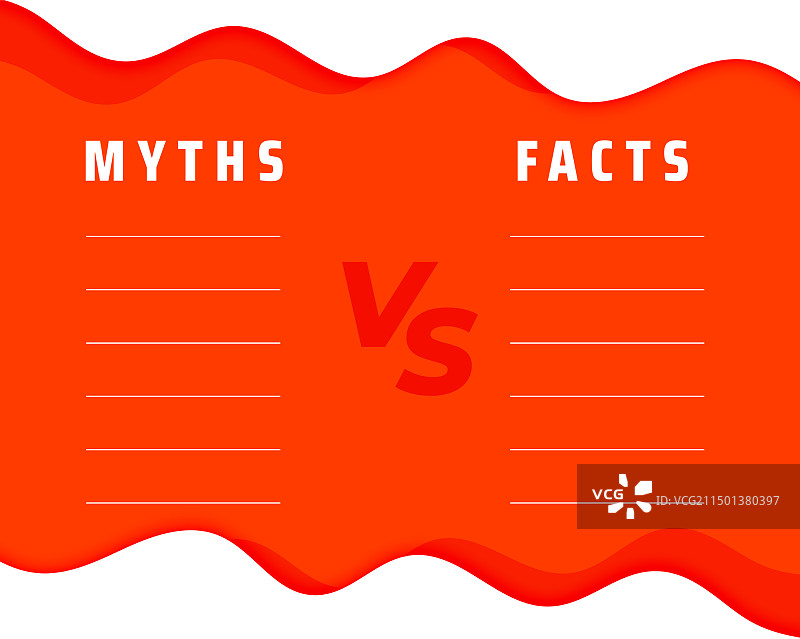 具有神话与事实价值列表概念背景图片素材