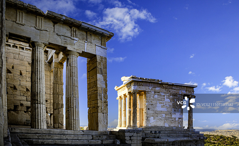 希腊雅典卫城图片素材