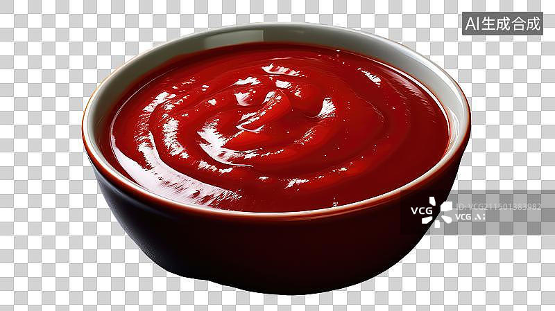 【AI数字艺术】番茄酱免抠元素图片素材