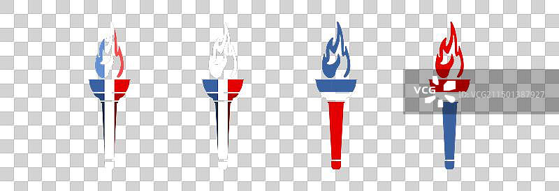 带火焰的火炬图片素材