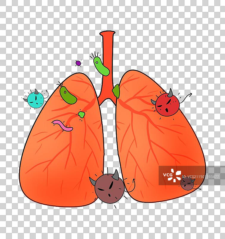 生病，疾病，猩红热，可爱。卡通，手绘，漫画，描边，设计，元素，插画，图片素材