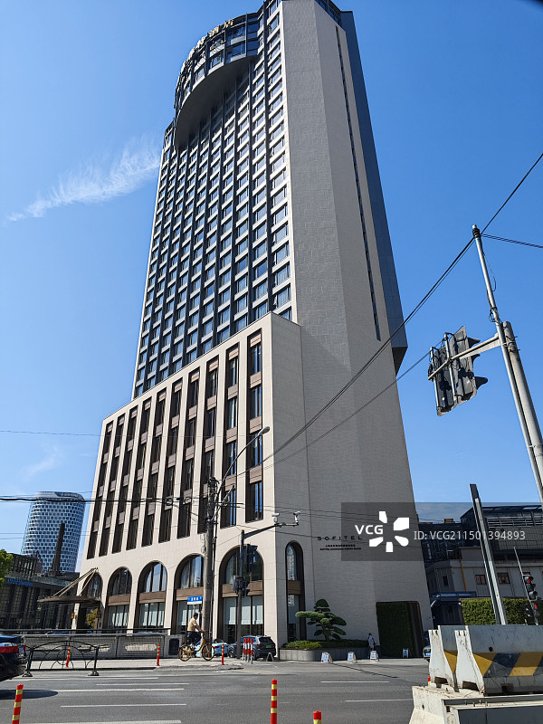 上海北外滩金辉索菲特酒店 上海虹口四川北路商圈建筑图鉴图片素材