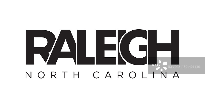 美国北卡罗来纳州罗利市标语图片素材