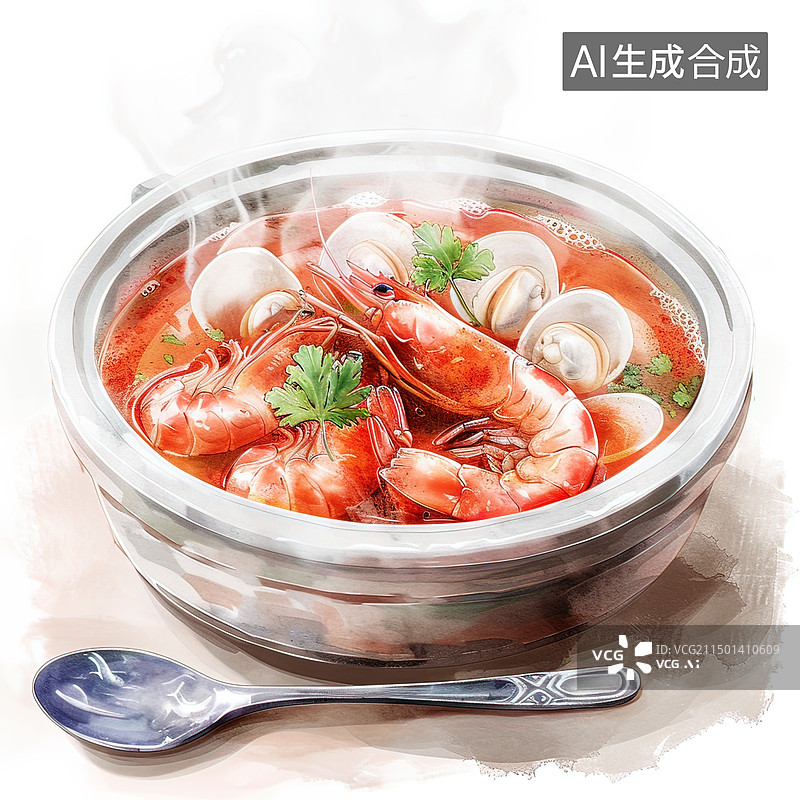 【AI数字艺术】麻辣香锅图片素材
