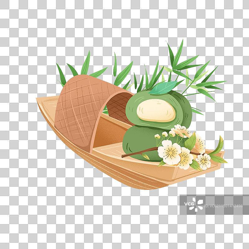 清明节可爱卡通元素图片素材