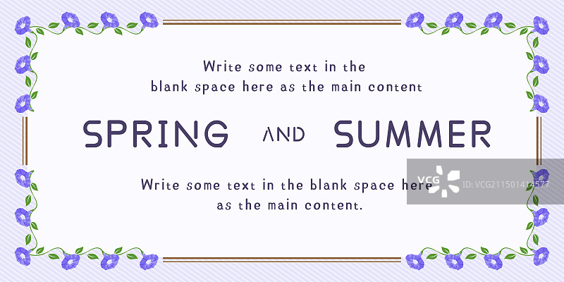 紫色浪漫花朵花边卡片设计模板图片素材