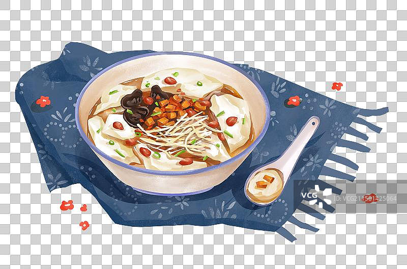 南京什锦豆腐涝图片素材