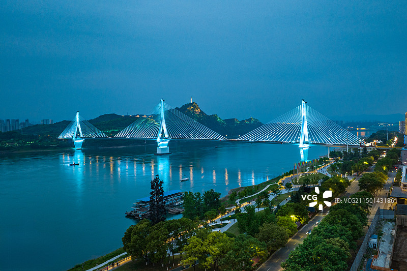 夷陵长江大桥图片素材