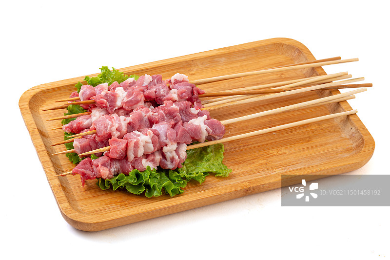 生鲜羊肉串串图片素材
